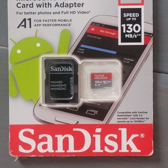 SanDisk Ultra Micro SD Memory Card with Adapter 128 GB - 1.0 Ea - Picture 11 of 11